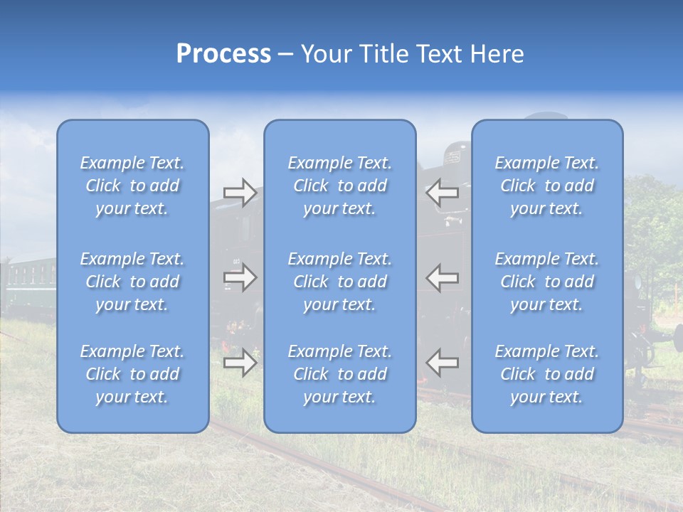 Blue Vintage Heritage PowerPoint Template