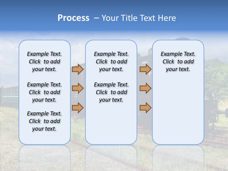 Blue Vintage Heritage PowerPoint Template