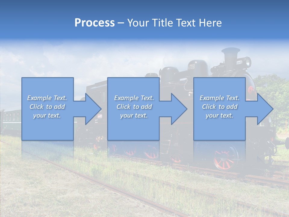Blue Vintage Heritage PowerPoint Template