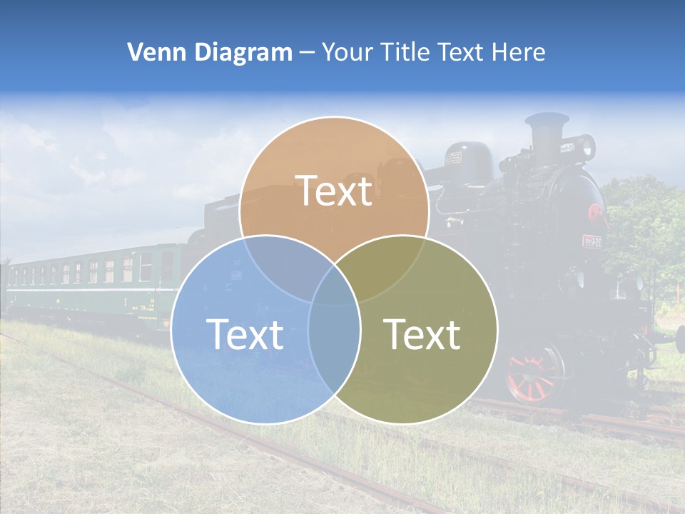 Blue Vintage Heritage PowerPoint Template