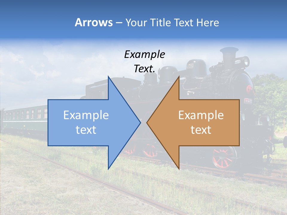 Blue Vintage Heritage PowerPoint Template