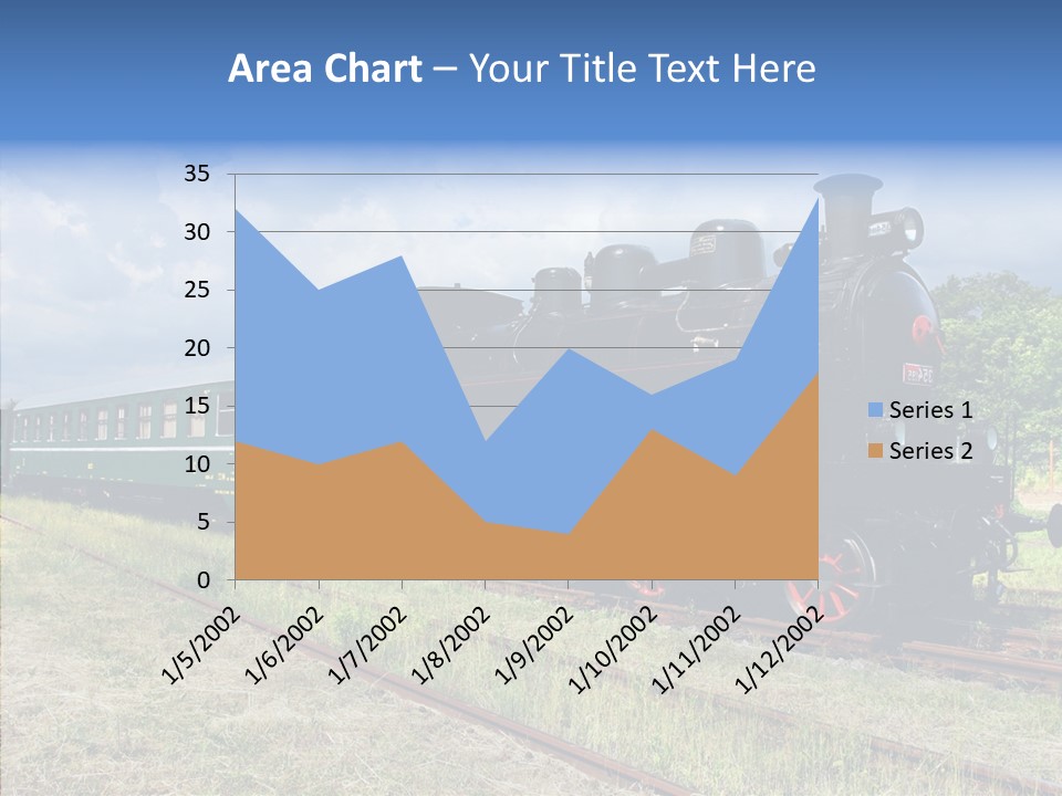Blue Vintage Heritage PowerPoint Template