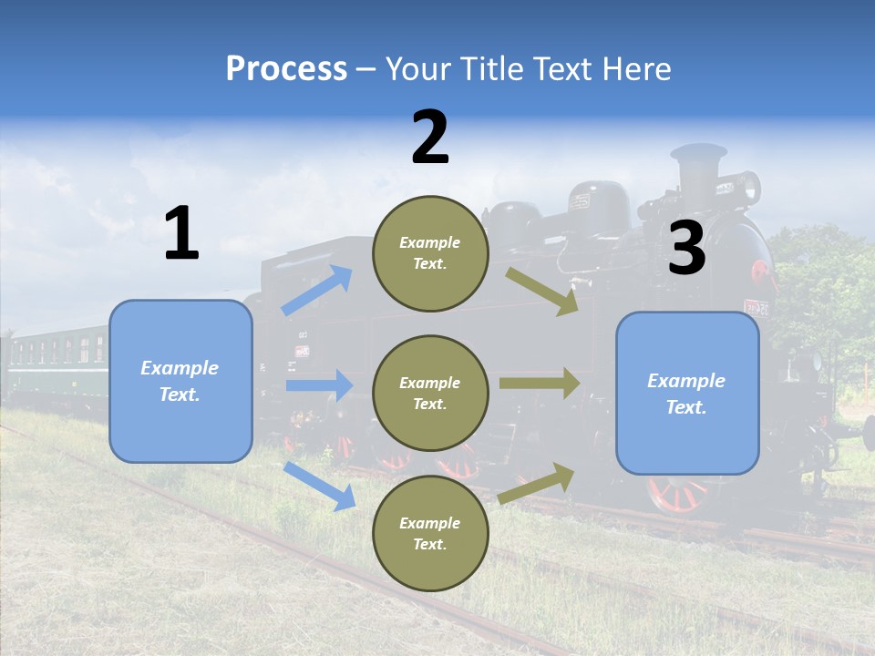 Blue Vintage Heritage PowerPoint Template