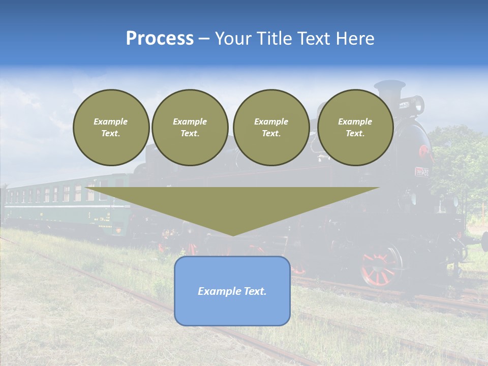 Blue Vintage Heritage PowerPoint Template