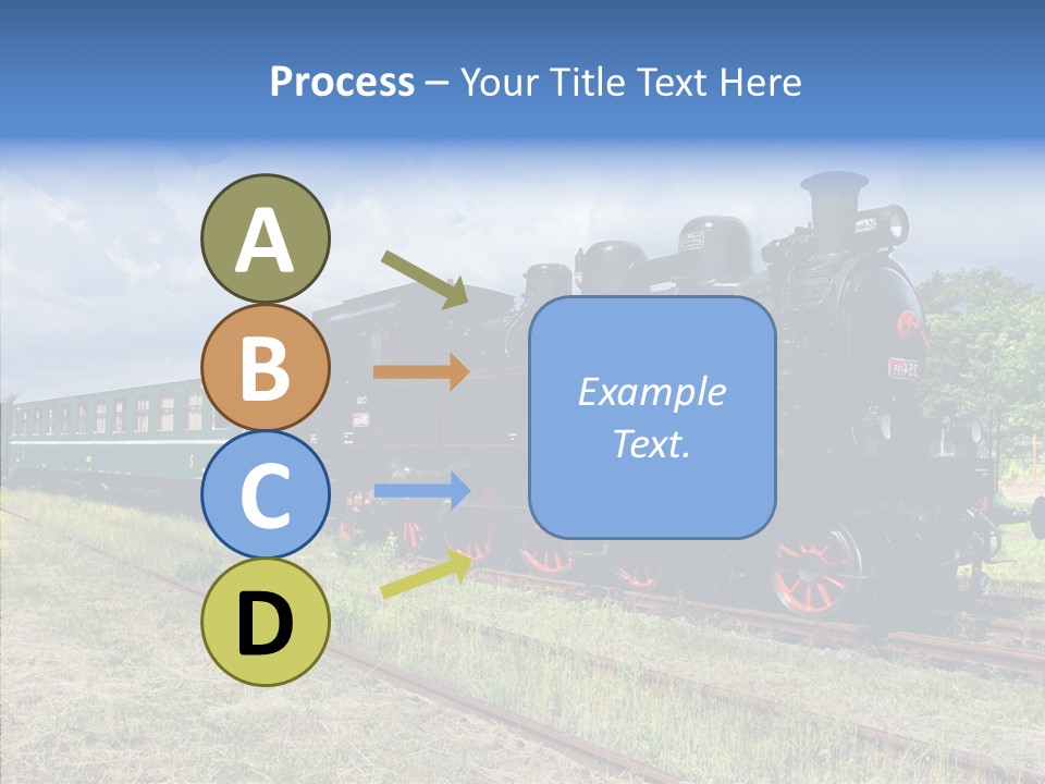 Blue Vintage Heritage PowerPoint Template