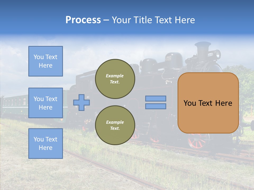 Blue Vintage Heritage PowerPoint Template