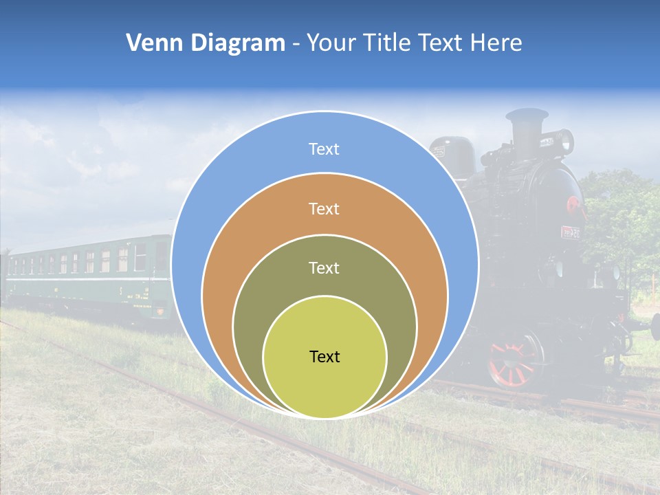 Blue Vintage Heritage PowerPoint Template