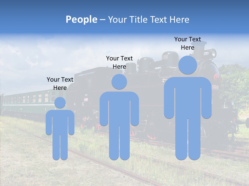 Blue Vintage Heritage PowerPoint Template