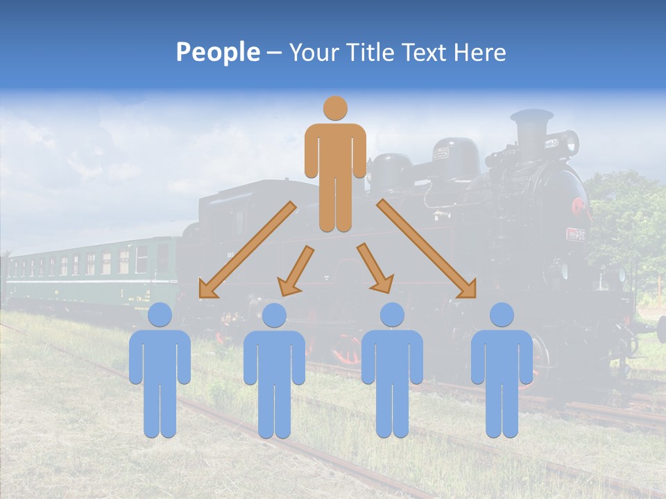 Blue Vintage Heritage PowerPoint Template