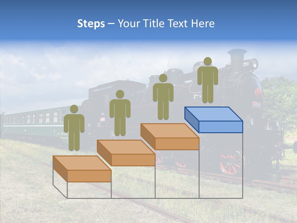 Blue Vintage Heritage PowerPoint Template