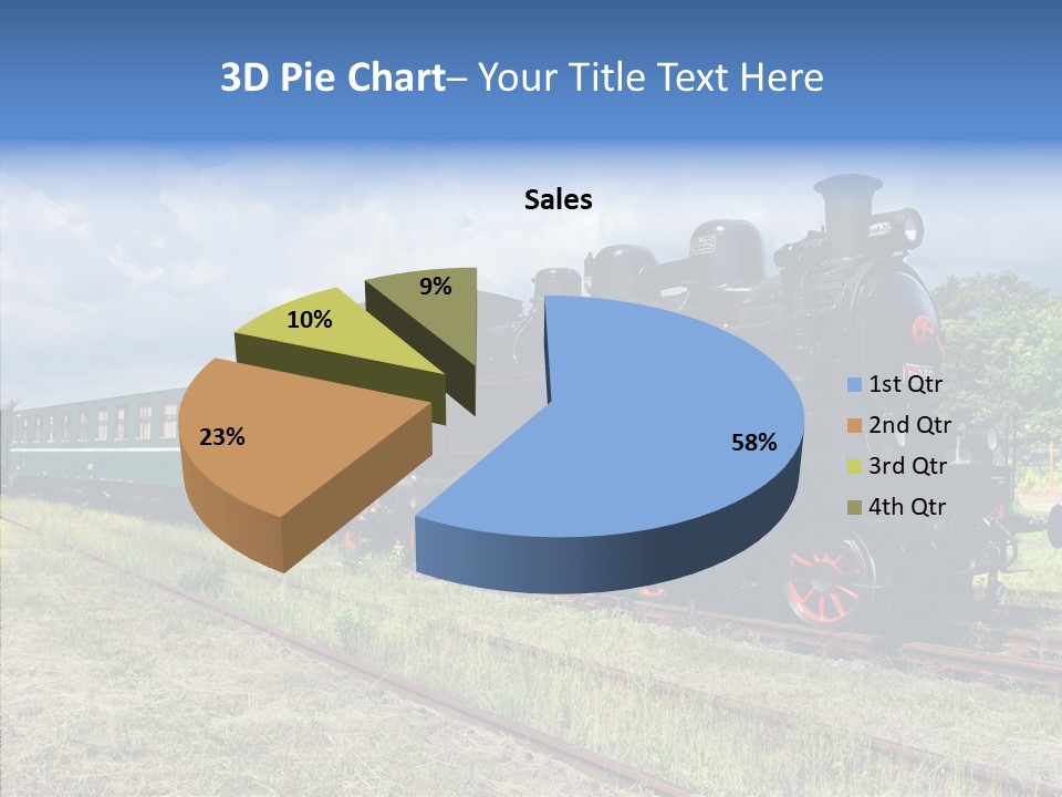 Blue Vintage Heritage PowerPoint Template