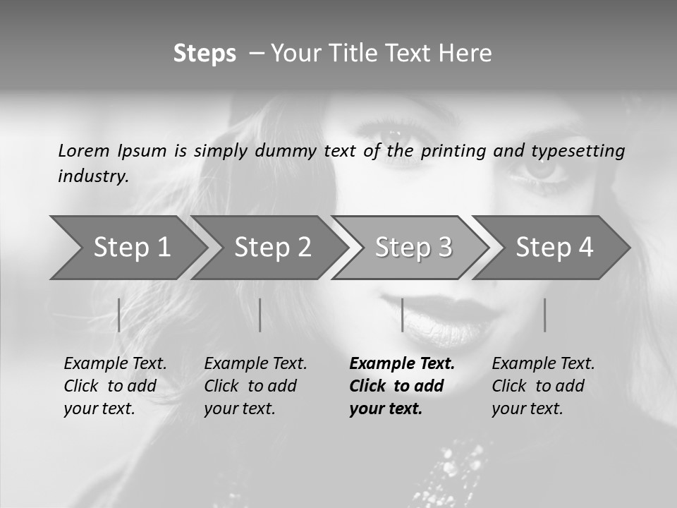Beauty Sensuality Stage PowerPoint Template