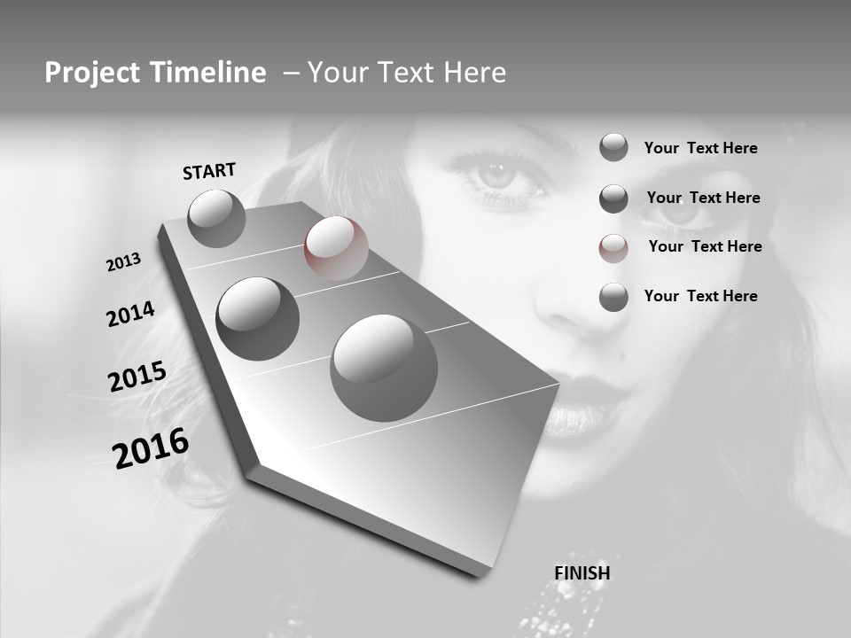 Beauty Sensuality Stage PowerPoint Template