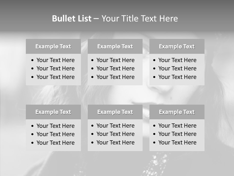 Beauty Sensuality Stage PowerPoint Template