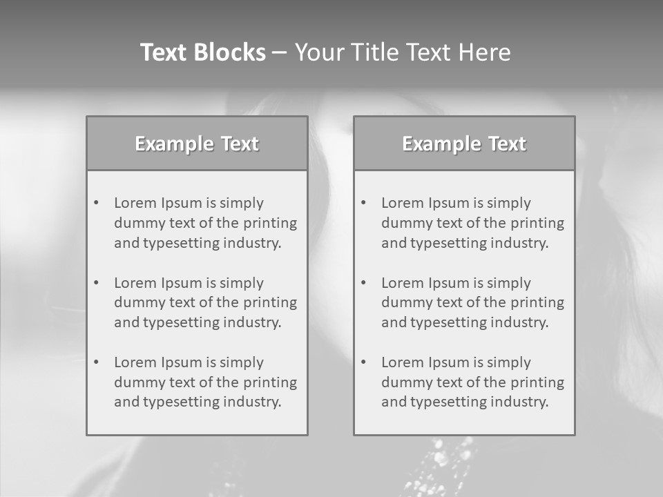 Beauty Sensuality Stage PowerPoint Template