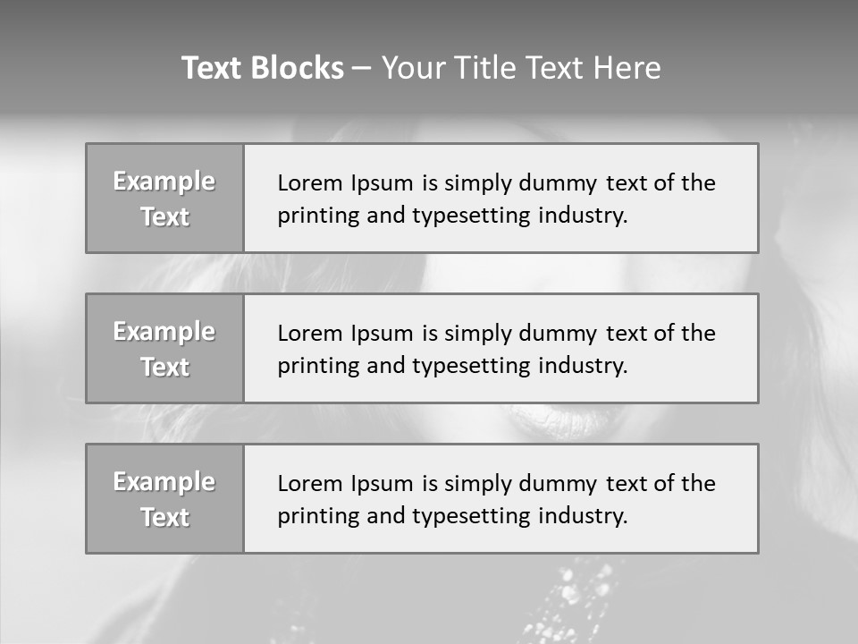 Beauty Sensuality Stage PowerPoint Template