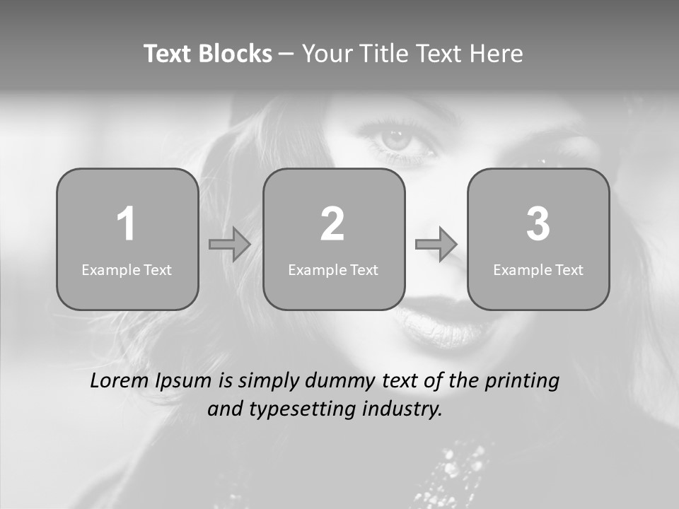 Beauty Sensuality Stage PowerPoint Template