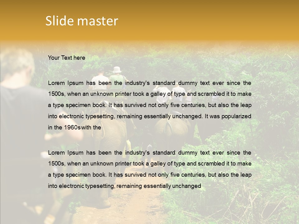 Destination Tourism Holiday PowerPoint Template