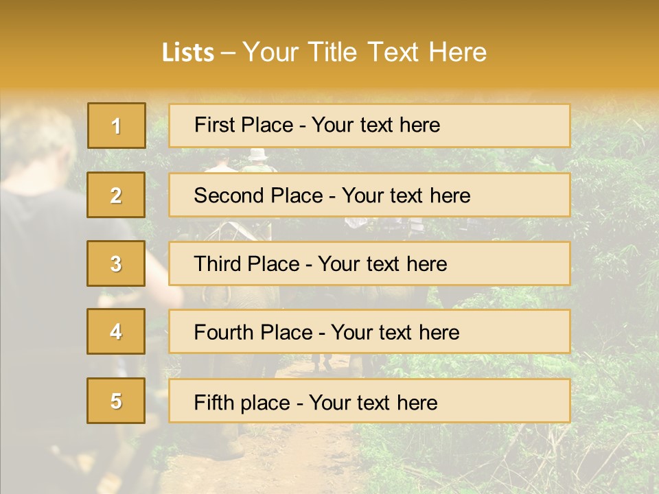 Destination Tourism Holiday PowerPoint Template