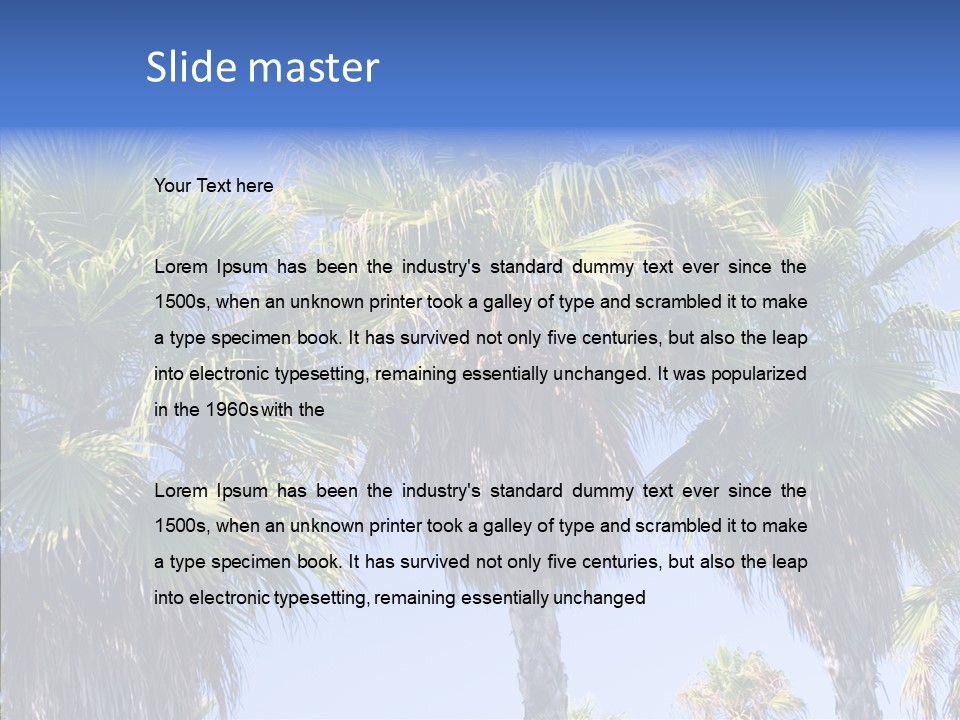 Coastal Weekend Los PowerPoint Template