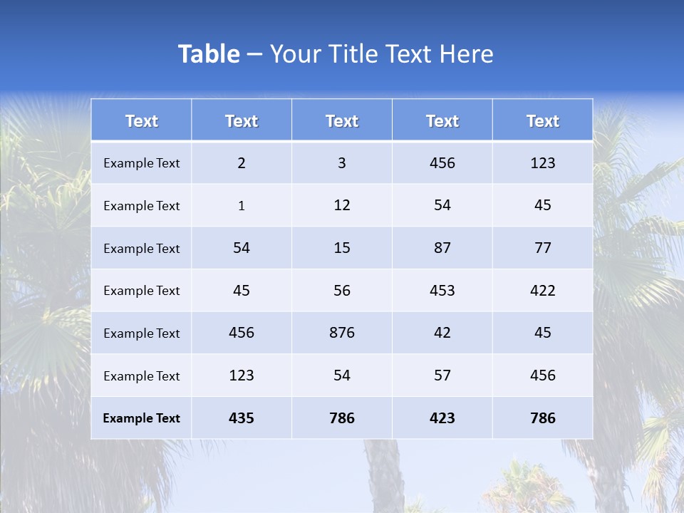 Coastal Weekend Los PowerPoint Template