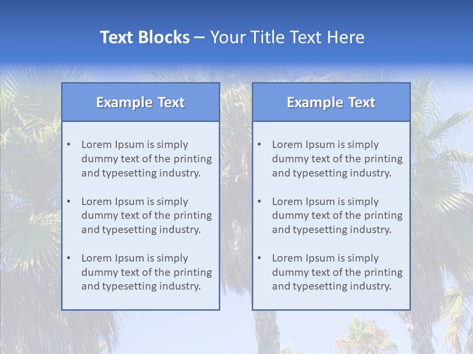 Coastal Weekend Los PowerPoint Template