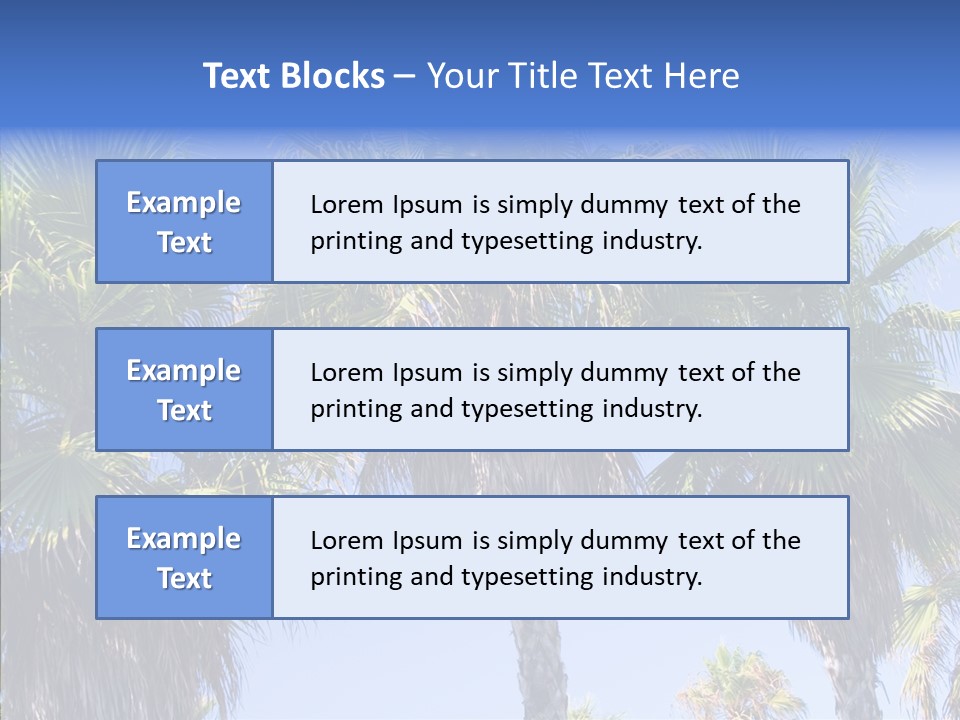 Coastal Weekend Los PowerPoint Template