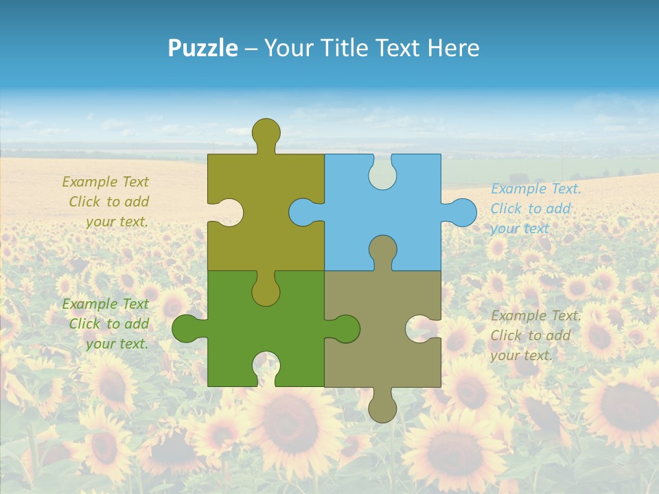 Bright Field Perfection PowerPoint Template