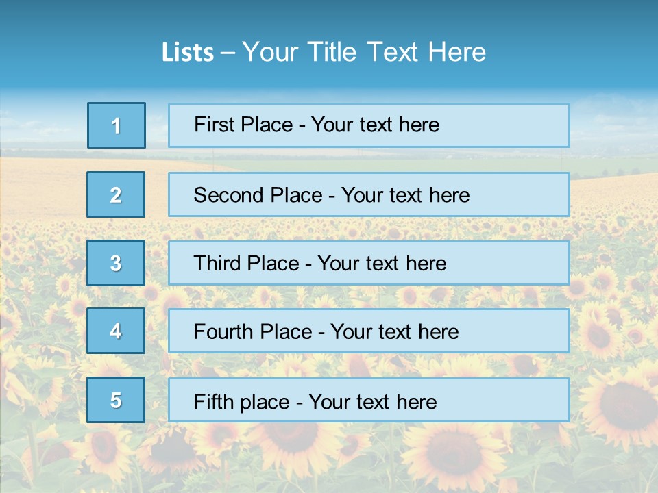 Bright Field Perfection PowerPoint Template