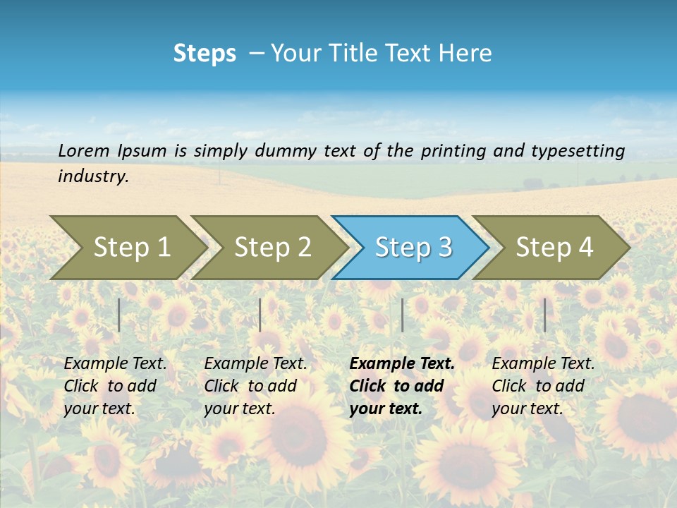 Bright Field Perfection PowerPoint Template