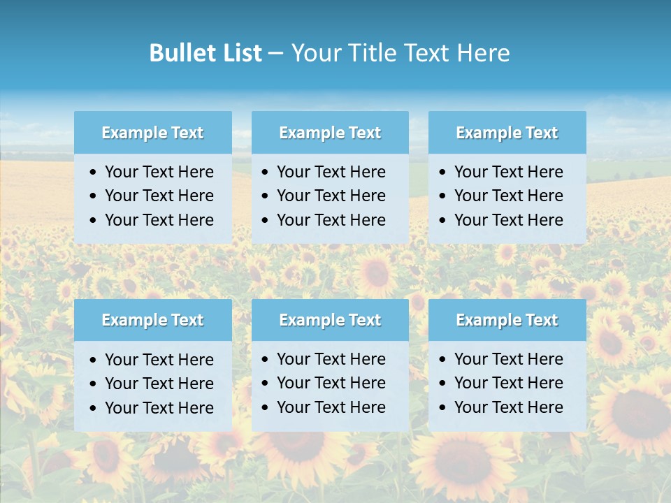 Bright Field Perfection PowerPoint Template