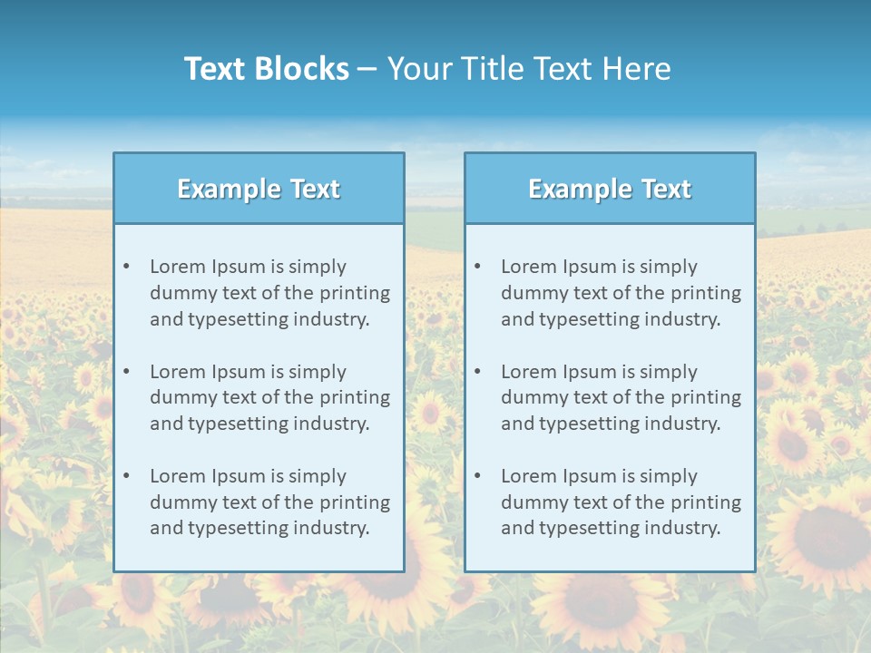 Bright Field Perfection PowerPoint Template