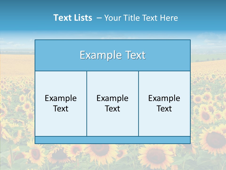 Bright Field Perfection PowerPoint Template