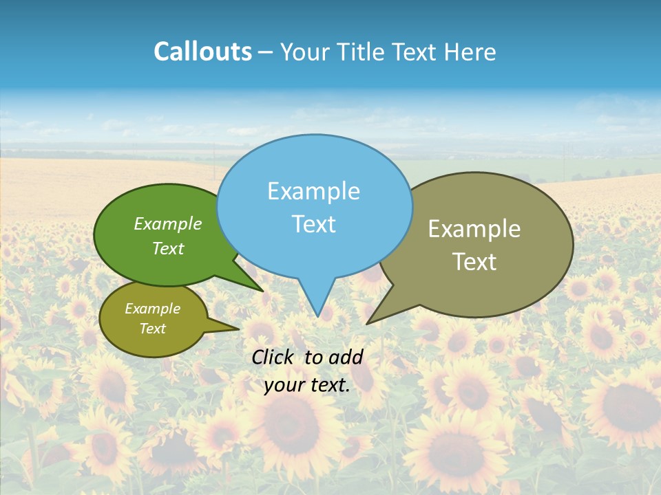 Bright Field Perfection PowerPoint Template