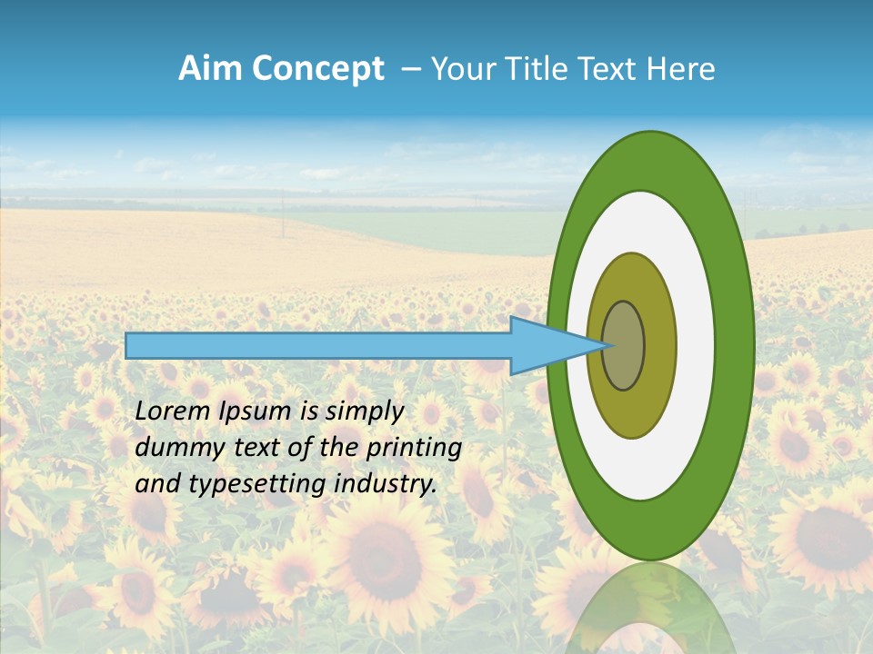 Bright Field Perfection PowerPoint Template