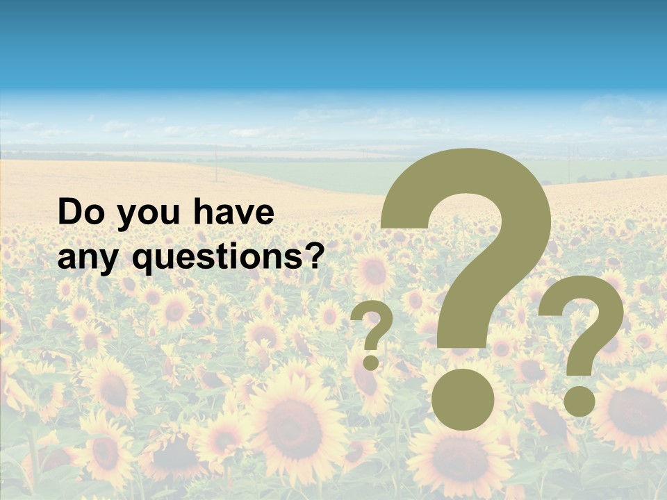 Bright Field Perfection PowerPoint Template