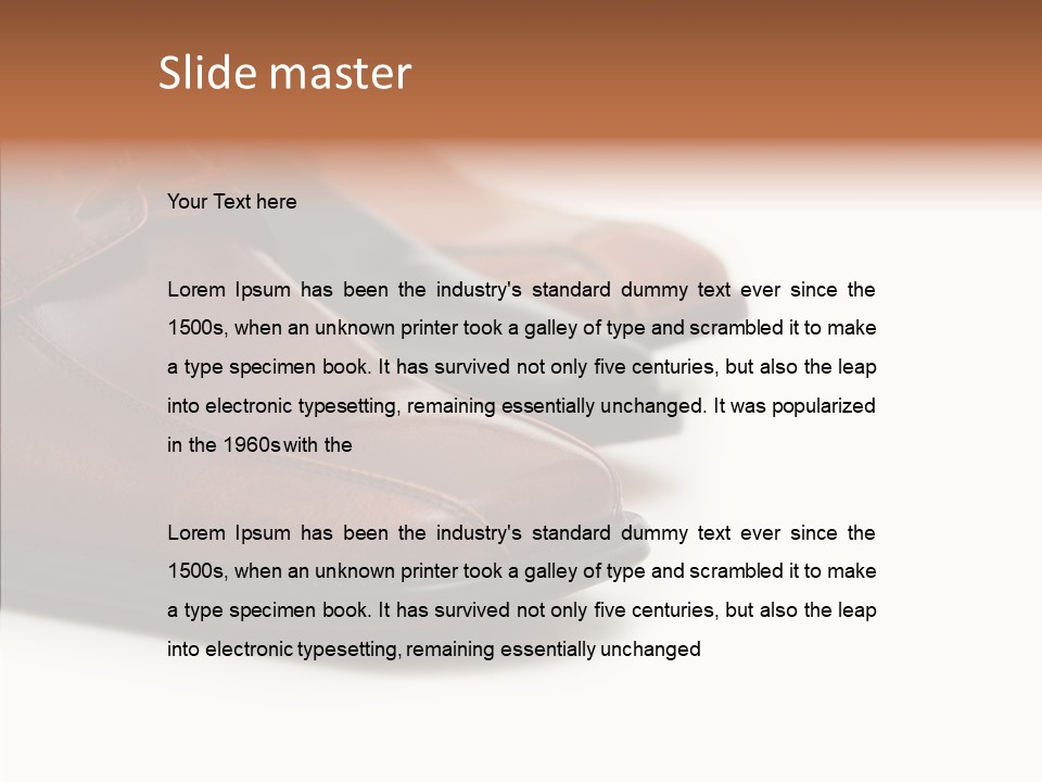 Businessmen Track Floor PowerPoint Template