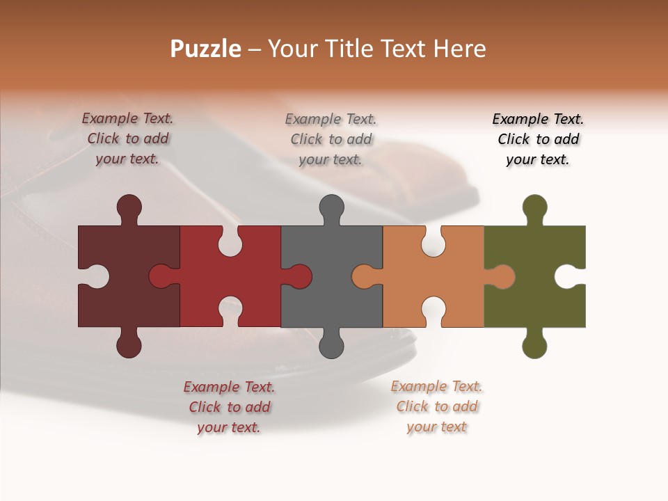 Businessmen Track Floor PowerPoint Template