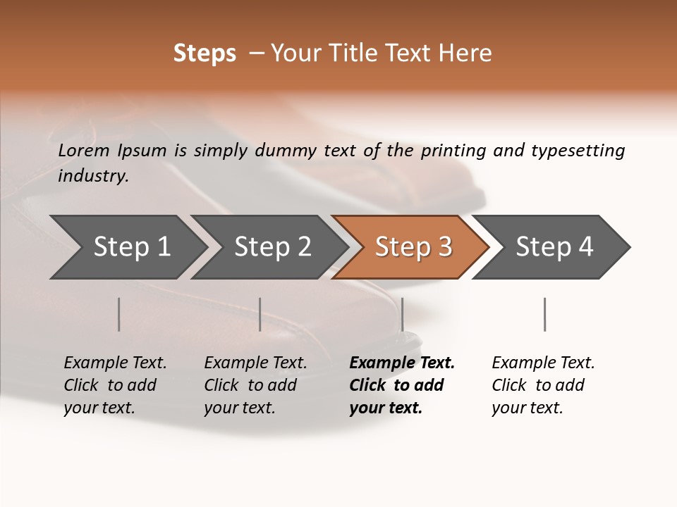 Businessmen Track Floor PowerPoint Template