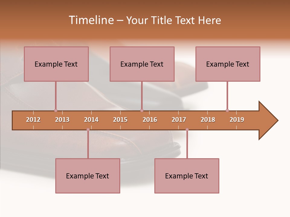 Businessmen Track Floor PowerPoint Template
