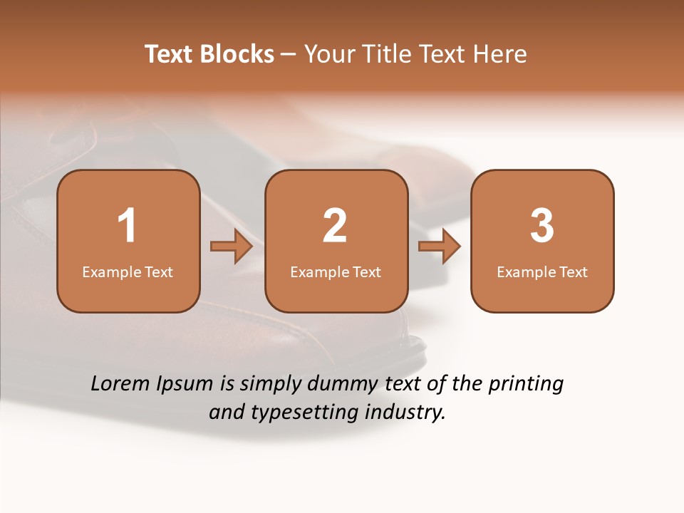 Businessmen Track Floor PowerPoint Template