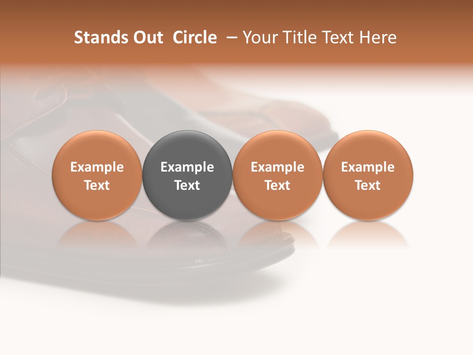 Businessmen Track Floor PowerPoint Template