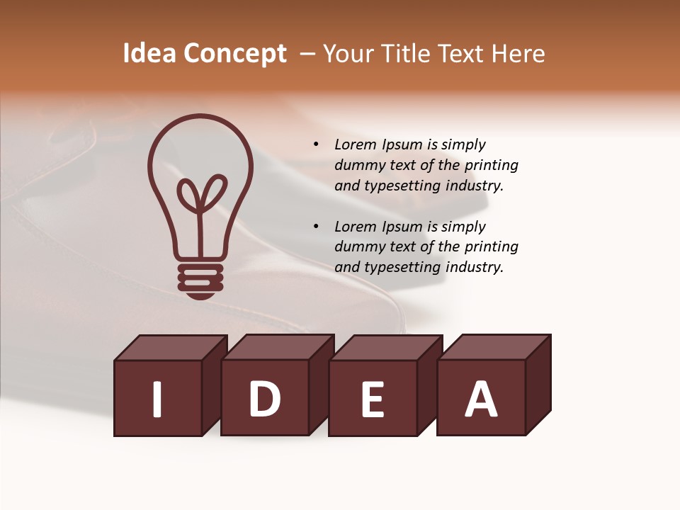 Businessmen Track Floor PowerPoint Template