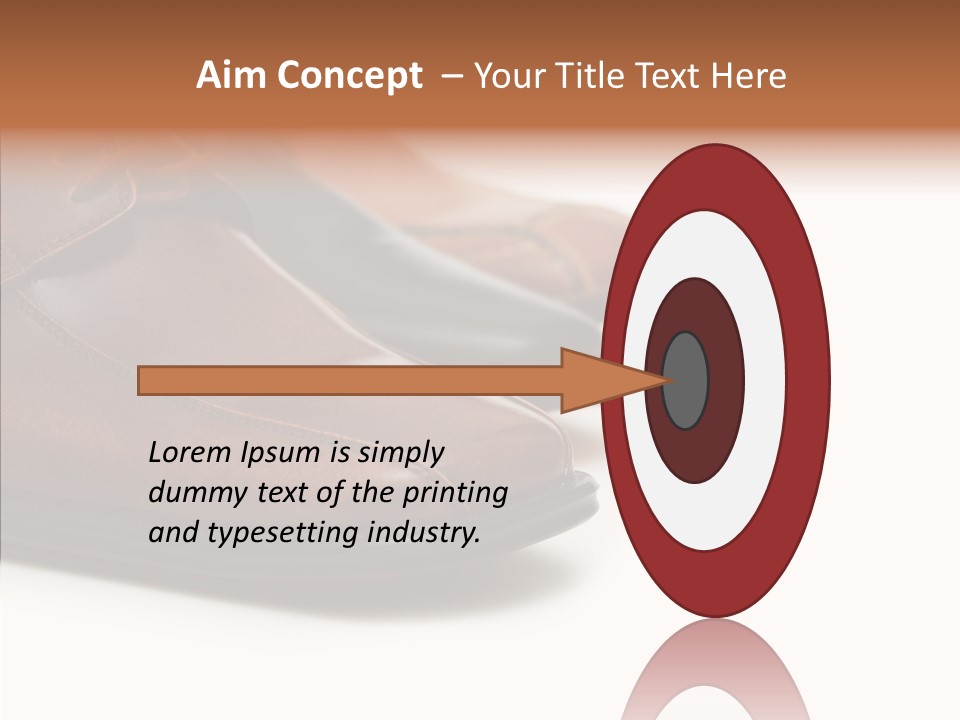 Businessmen Track Floor PowerPoint Template