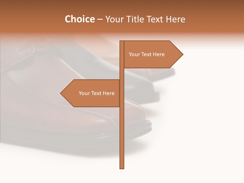 Businessmen Track Floor PowerPoint Template