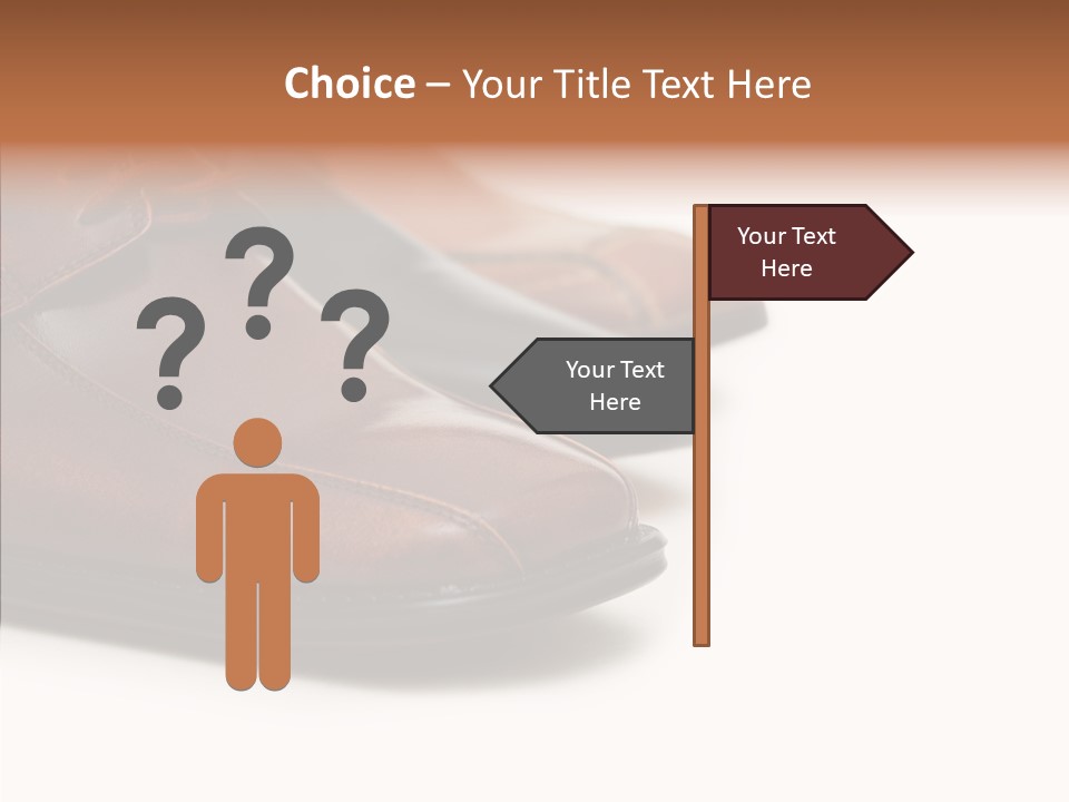 Businessmen Track Floor PowerPoint Template