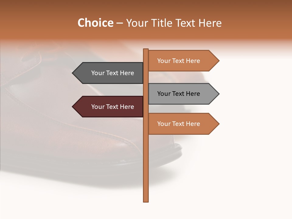 Businessmen Track Floor PowerPoint Template