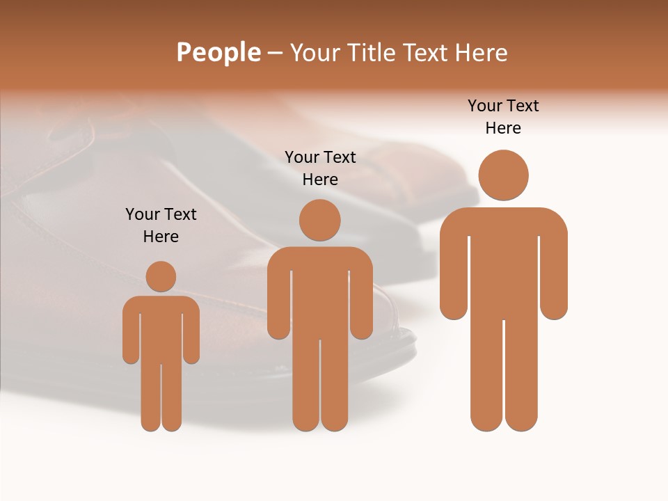 Businessmen Track Floor PowerPoint Template