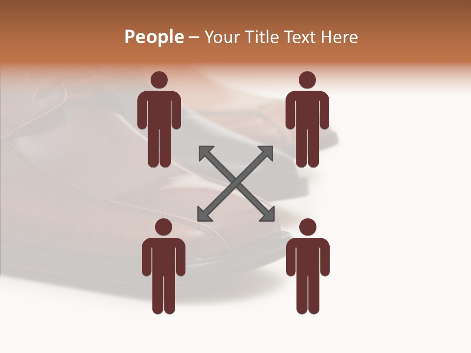 Businessmen Track Floor PowerPoint Template