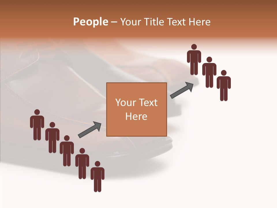 Businessmen Track Floor PowerPoint Template